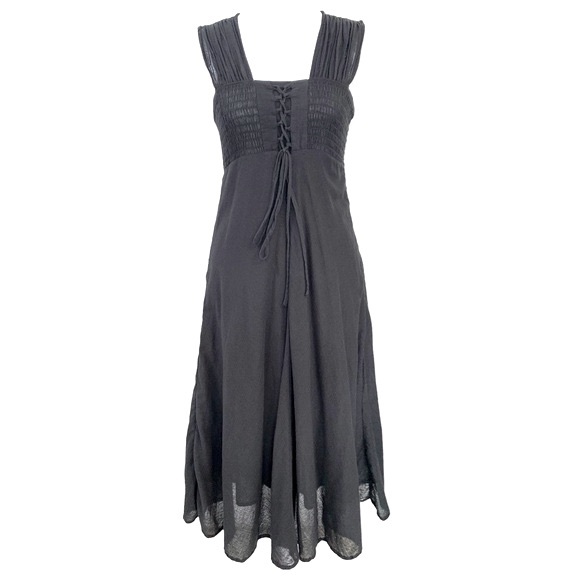 Derek Heart | NWOT Smocked Top Sundress Black Size Small - Picture 9 of 16